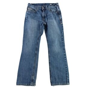 Ariat M4 Boundary Boot Cut Jeans Mens 33x32 Medium Wash Blue Denim Work